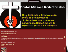 Tablet Screenshot of missoesredentoristascuritiba.blogspot.com