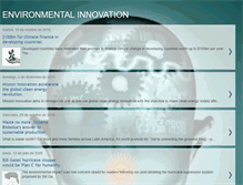 Tablet Screenshot of environmentalinnovation.blogspot.com