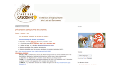 Desktop Screenshot of abeillegasconne.blogspot.com
