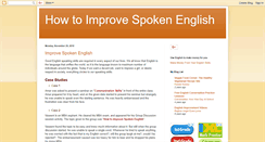 Desktop Screenshot of improve-english-spoken.blogspot.com