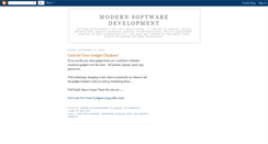 Desktop Screenshot of modernswdevelopment.blogspot.com