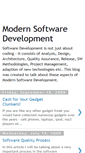 Mobile Screenshot of modernswdevelopment.blogspot.com