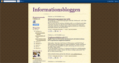 Desktop Screenshot of informationsbloggen.blogspot.com