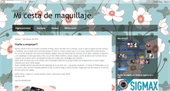 Desktop Screenshot of micestademaquillaje.blogspot.com