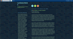 Desktop Screenshot of lectoescritores.blogspot.com