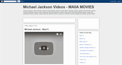 Desktop Screenshot of michaeljackson-videos.blogspot.com