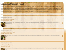 Tablet Screenshot of learningthroughfood.blogspot.com