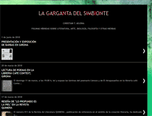 Tablet Screenshot of lagargantadelsimbionte.blogspot.com