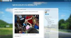 Desktop Screenshot of mercosurenbicicleta.blogspot.com