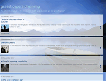 Tablet Screenshot of grasshoppersdreaming.blogspot.com