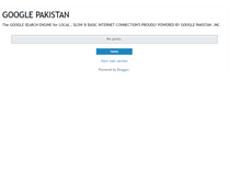 Tablet Screenshot of googlepakistan-inc.blogspot.com