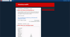 Desktop Screenshot of homesourcegps.blogspot.com