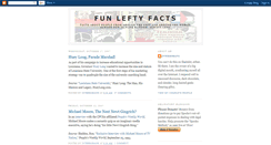 Desktop Screenshot of leftyfacts.blogspot.com