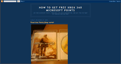 Desktop Screenshot of freexblmicrosoftpoints.blogspot.com