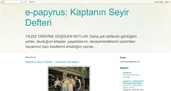 Desktop Screenshot of e-papyrus-gezi.blogspot.com