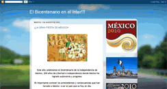 Desktop Screenshot of bicentenariointer.blogspot.com