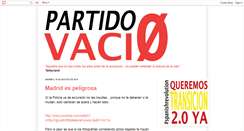 Desktop Screenshot of partidovacio.blogspot.com