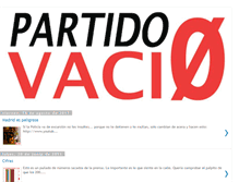 Tablet Screenshot of partidovacio.blogspot.com