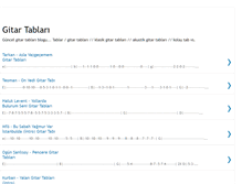 Tablet Screenshot of gitar-tablari.blogspot.com