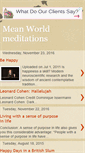 Mobile Screenshot of meanworldmeditations.blogspot.com