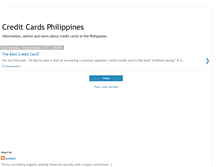 Tablet Screenshot of creditcardsphilippines.blogspot.com