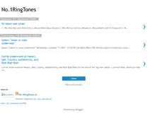Tablet Screenshot of 1ringtones.blogspot.com