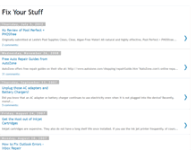 Tablet Screenshot of howtofixyourstuff.blogspot.com