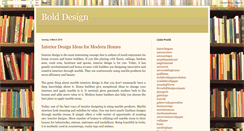 Desktop Screenshot of joireinbolddesign.blogspot.com