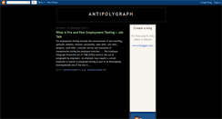 Desktop Screenshot of antipolygraph.blogspot.com