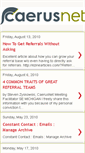 Mobile Screenshot of caerusnetstevenz.blogspot.com