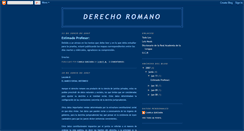 Desktop Screenshot of derecho-romano1.blogspot.com