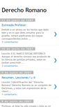 Mobile Screenshot of derecho-romano1.blogspot.com