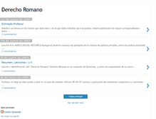 Tablet Screenshot of derecho-romano1.blogspot.com