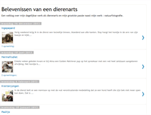 Tablet Screenshot of belevenissenvaneendierenarts.blogspot.com