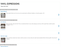 Tablet Screenshot of myvinylexpressions.blogspot.com