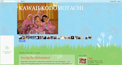 Desktop Screenshot of kawaiikodomotachi.blogspot.com