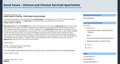 Desktop Screenshot of chennaiguesthouses.blogspot.com