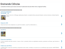 Tablet Screenshot of ensinandociencias.blogspot.com