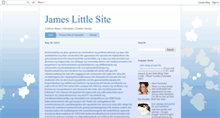 Desktop Screenshot of jameslittlesite.blogspot.com