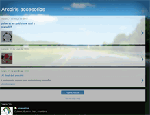 Tablet Screenshot of alfinaldelarcoirisaccesorios.blogspot.com