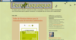 Desktop Screenshot of forotuqueque.blogspot.com