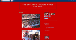 Desktop Screenshot of englandcavaliersworldcup.blogspot.com