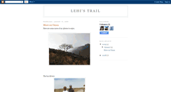 Desktop Screenshot of lehistrail.blogspot.com