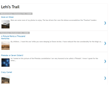 Tablet Screenshot of lehistrail.blogspot.com