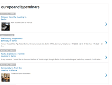 Tablet Screenshot of europeancityseminars.blogspot.com