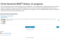 Tablet Screenshot of christmemorialhistory.blogspot.com