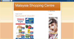 Desktop Screenshot of malaysiashoppingcentre.blogspot.com