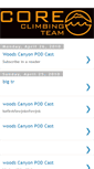 Mobile Screenshot of coreclimbingteam.blogspot.com