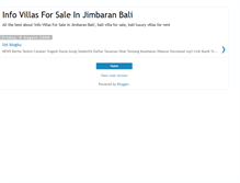 Tablet Screenshot of jimbaran-villas-beautiful.blogspot.com