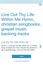 Mobile Screenshot of liveoutthylifewithinme.blogspot.com